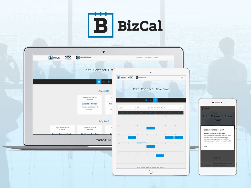 Bizcal Business Networking Website